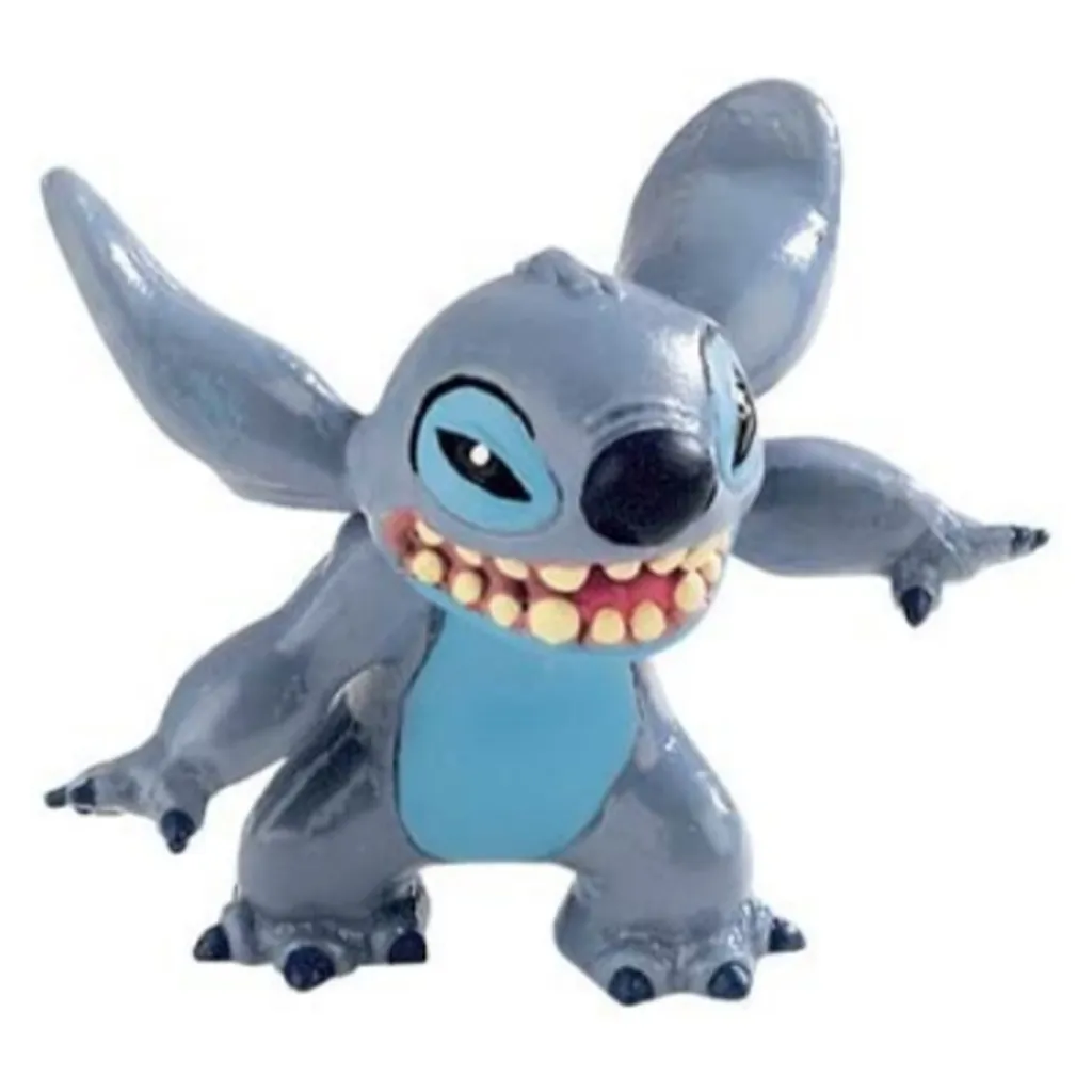 Stitch Figurine en PVC Durable Modèle Yolanda 12586 Finition Main