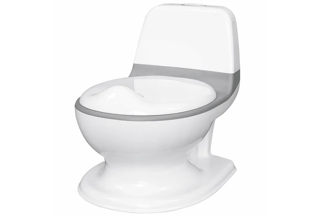 Apprendre la propreté avec le pot NUBY blanc effet chasse d'eau
