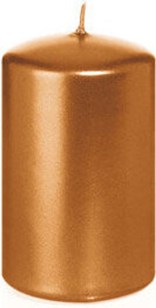 Stumpenkerzen in RAL-Qualität Kupfer 80 x Ø 48 mm, 8 Stück