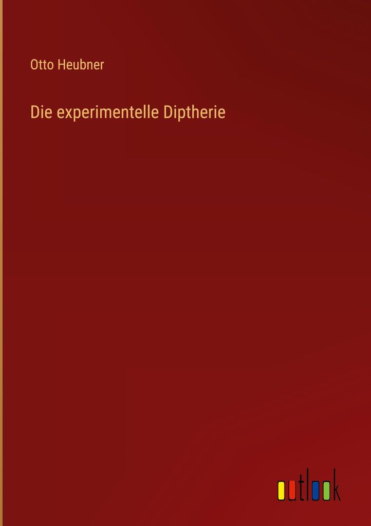 Die experimentelle Diptherie