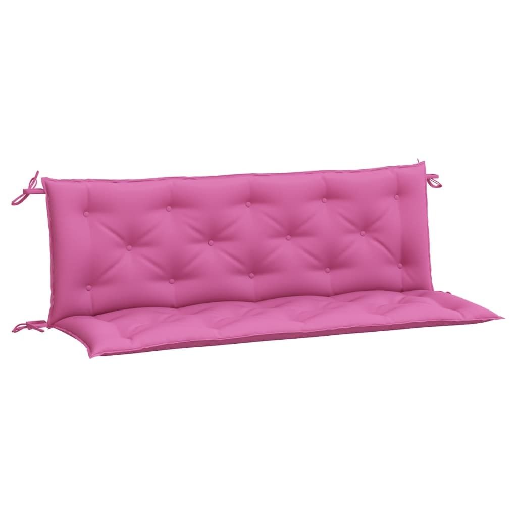 vidaXL Gartenbank-Auflagen 2 Stk. Rosa 150x50x7 cm Stoff Produktbild 