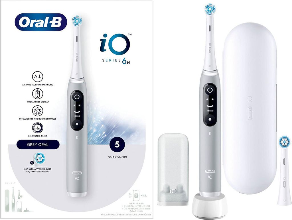 Oral-B iO Series 6  grey opal + Etui Produktbild 4