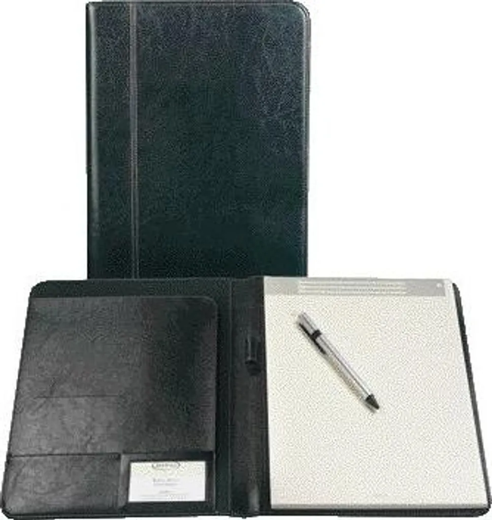 Brepols Porte-documents A4 avec bloc-notes noir pour prise de notes