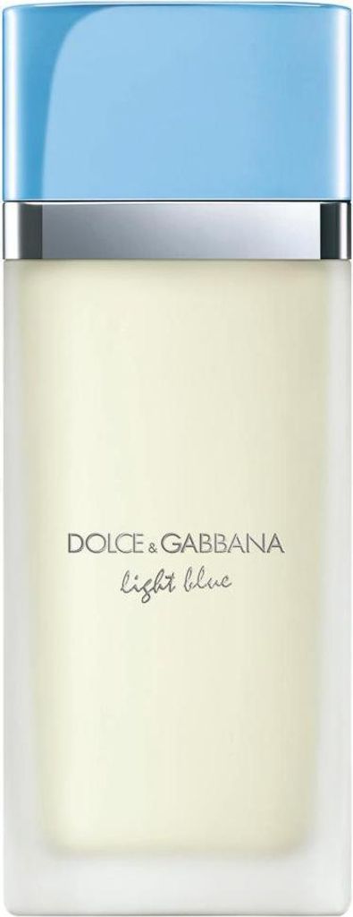 A product shot of a bottle of Dolce & Gabbana Light Blue Eau de Toilette.