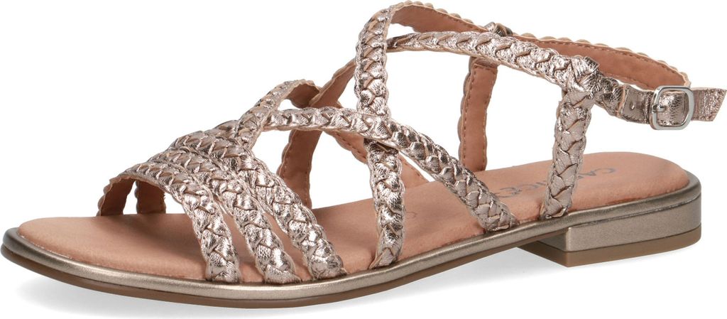 Caprice Damen Klassische Sandalen Glitzer 9-28102-26 Grau