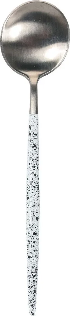 Cuillères à soupe Bama Kyoto Silver au design marbre blanc (12 pcs)