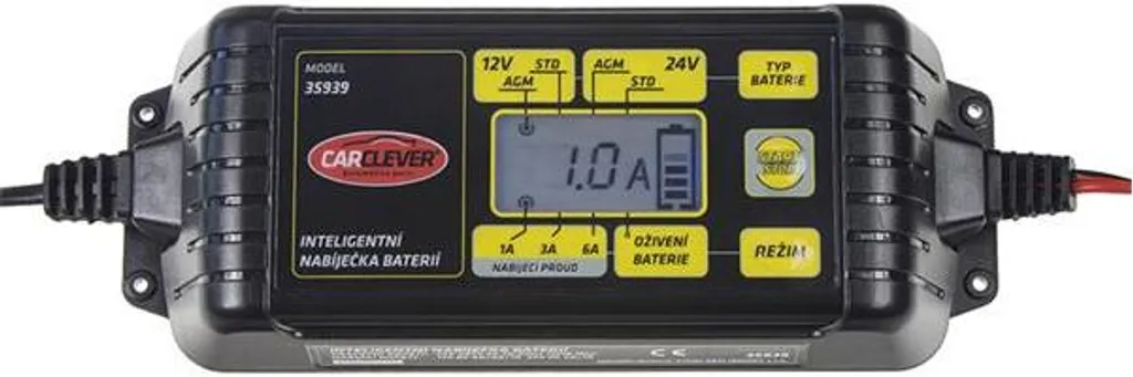 Récupérez votre batterie auto avec le chargeur 12V 24V 6A CarClever 35939