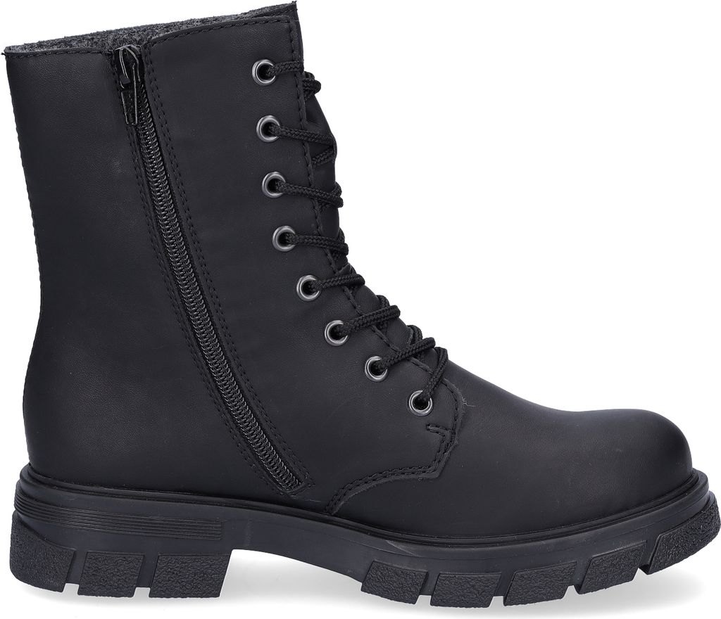 Rieker damskie sznurowane buty czarne Zdjęcie produktu 3