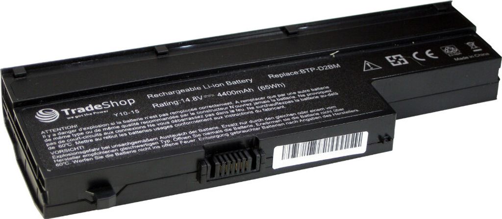 Trade-Shop Laptop Notebook Li-Ion Akku 14,4V/14,8V 4400mAh für Medion MD97007 MD97110 MD97710