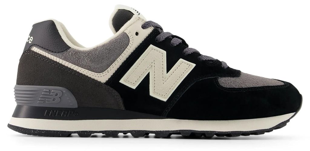 New Balance U574SBK Uni-Sneaker in Schwarz – Veloursleder Produktbild 