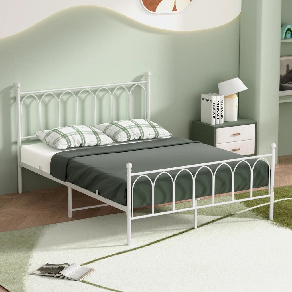 MODFU Metallbett Bettrahmen 140 × 200 mit Produktbild 