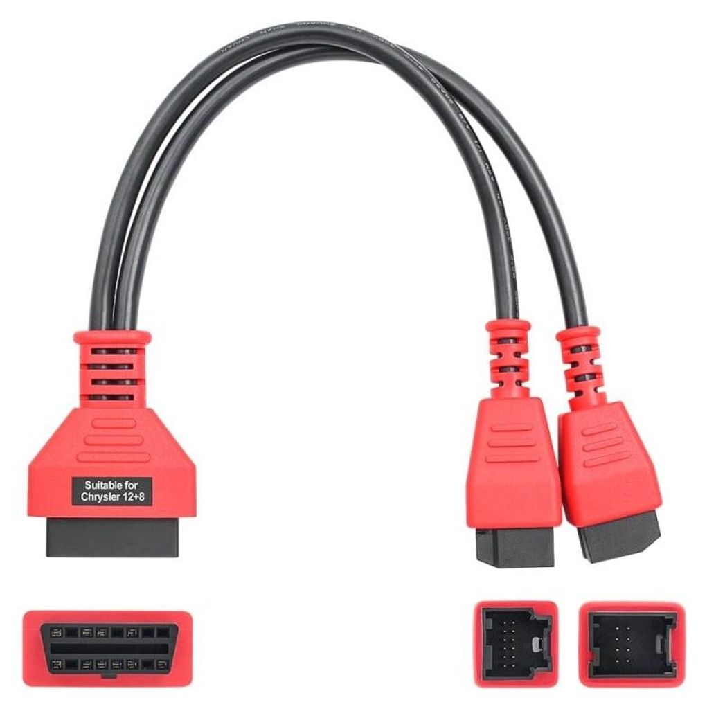 Kabel adapter diagnostyczny Techstar® OBD2 z 12 pinów na 8 Zdjęcie produktu 