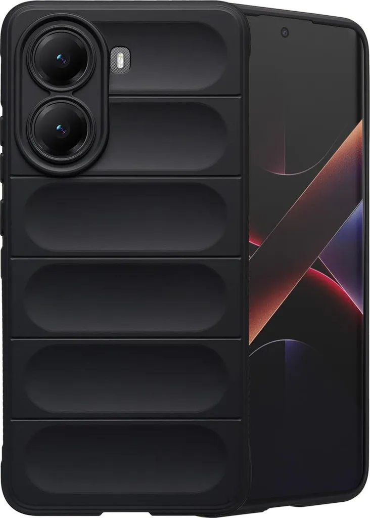 Custodia iMoshion EasyGrip Nera per Xiaomi Poco X7 Pro - Stile e Protezione