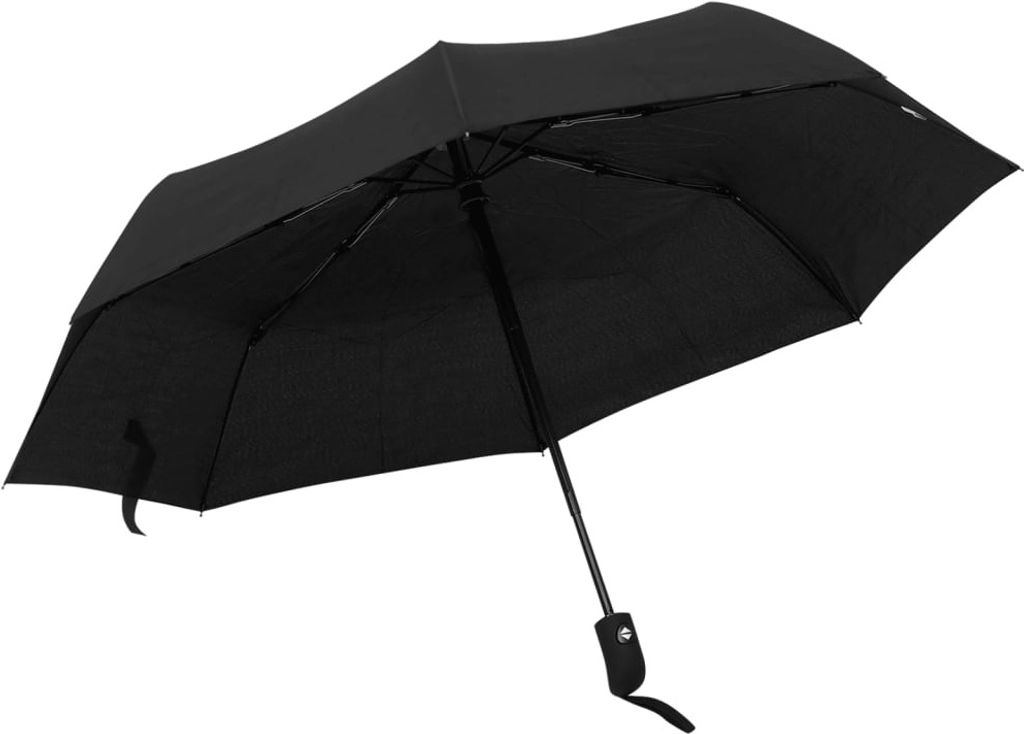Faltbarer Regenschirm Automatisch Schwarz 95 cm