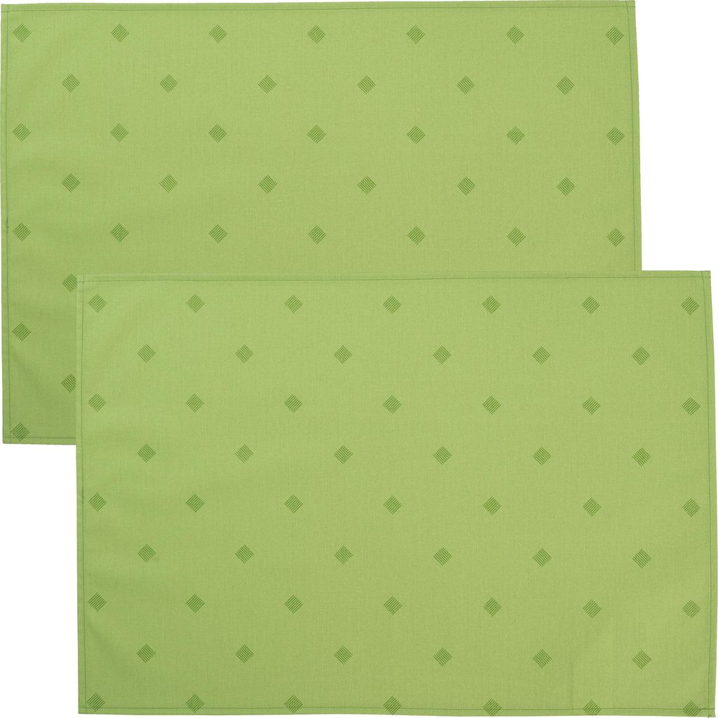 Erwin Müller Tischset Neuss" 2er-Pack grün 35x50 cm"