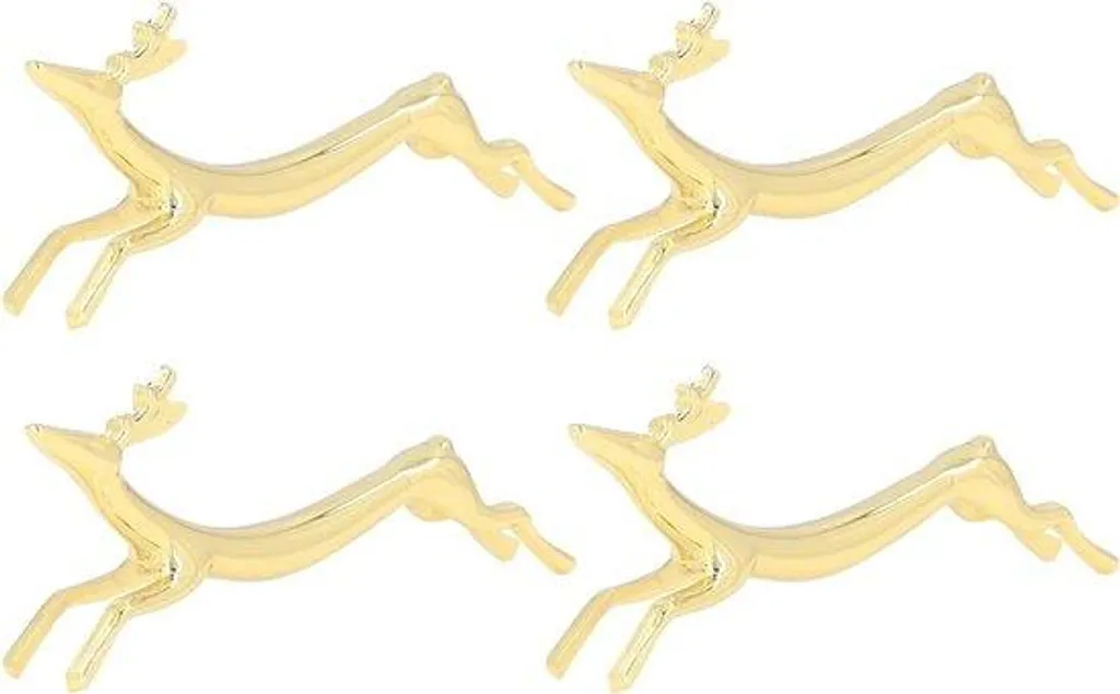 Set repose-baguettes animaux dorés pour service de table et réception