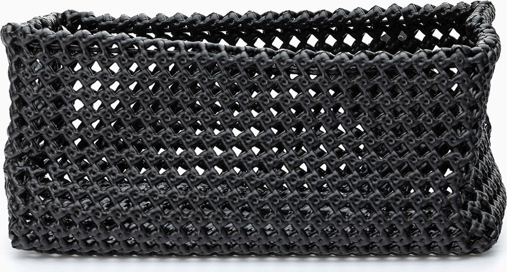 Flex Box Square Tray, schwarz, groß, 25x25x12cm