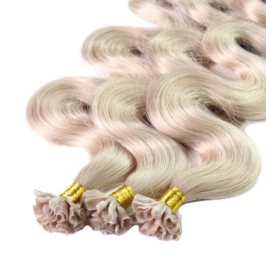 Hair2heart Tape Extensions Echthaar – 10 Tapes à 2.5g, 50cm Länge, Farbe 4/0 Mittelbraun, Für Natürliche Haarverdichtung & Verlängerung