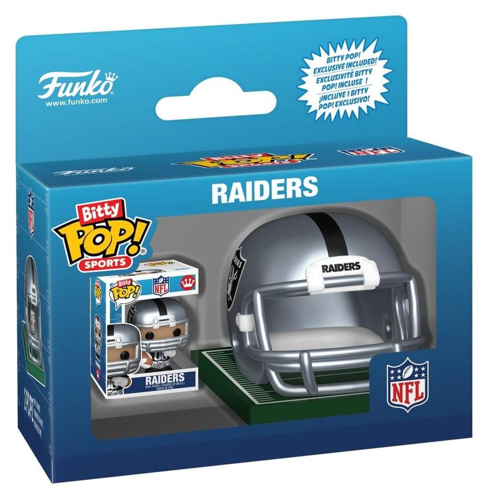 Funko Bitty Pop! - NFL Helme, Version 2 - Raiders Produktbild 