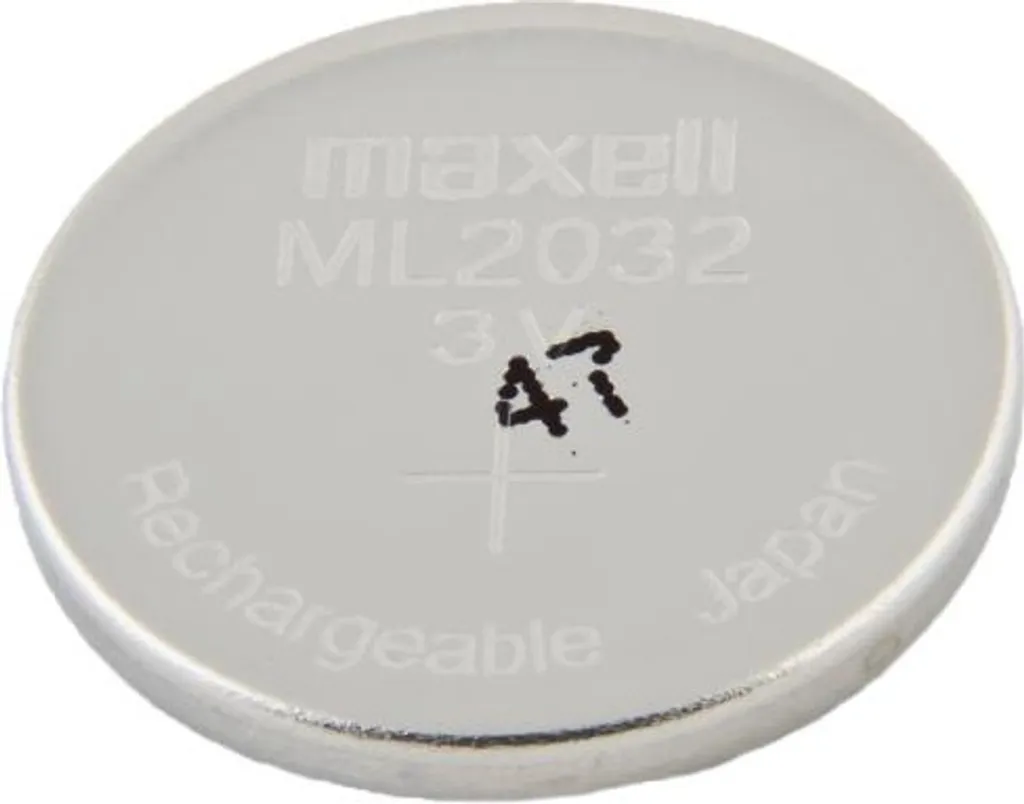 Maxell ML2032 Pile Rechargeable 3V 65mAh Haute Capacité Lithium-Ion Bulk - 2