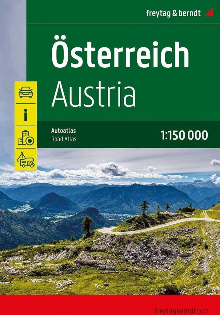 Österreich Supertouring, Autoatlas 1:150.000, freytag & berndt
