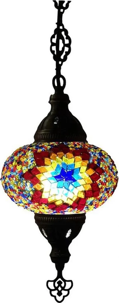 Lampe mosaïque turque - Éclairage doux pour déco intérieure originale