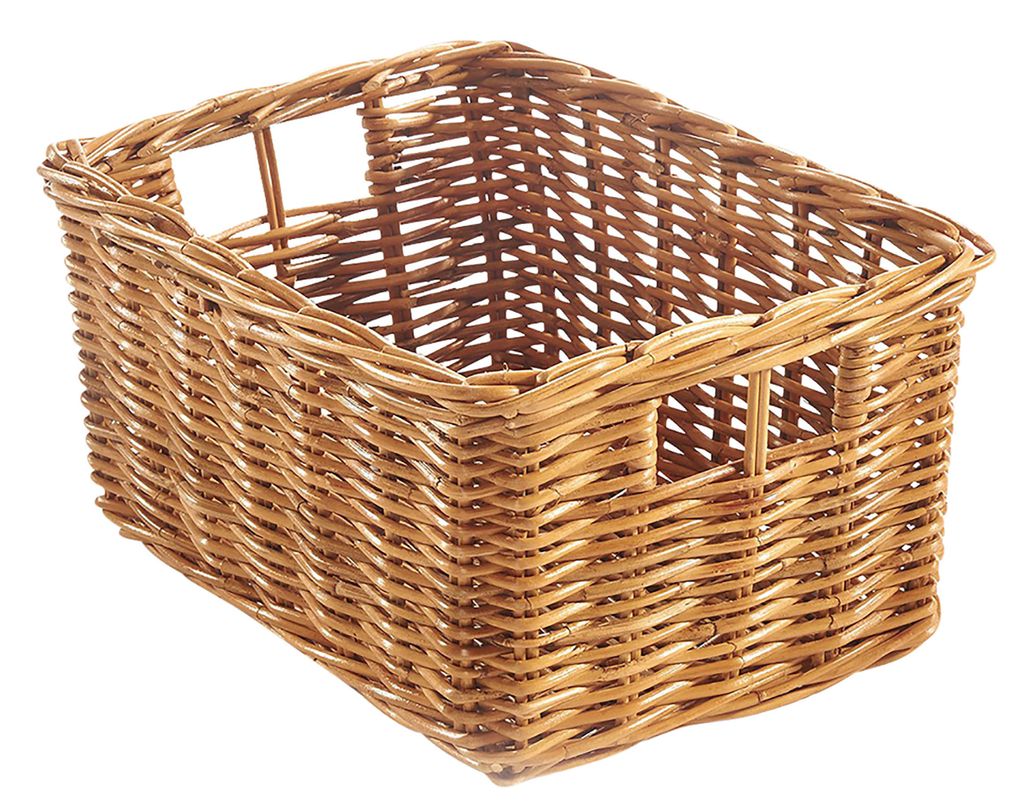 Kobolo Regalkorb Aufbewahrung Korb – Rattan lacak – eckig – Produktbild 