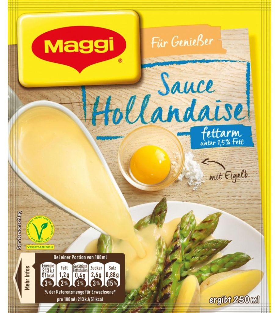Maggi Pour les Gourmets Sauce Hollandaise allégée crémeuse Image du produit 