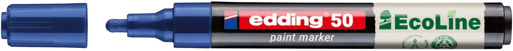 Edding - Paintmarker 50 EcoLine wasserbasiert 2-3mm blau | 10 Stück