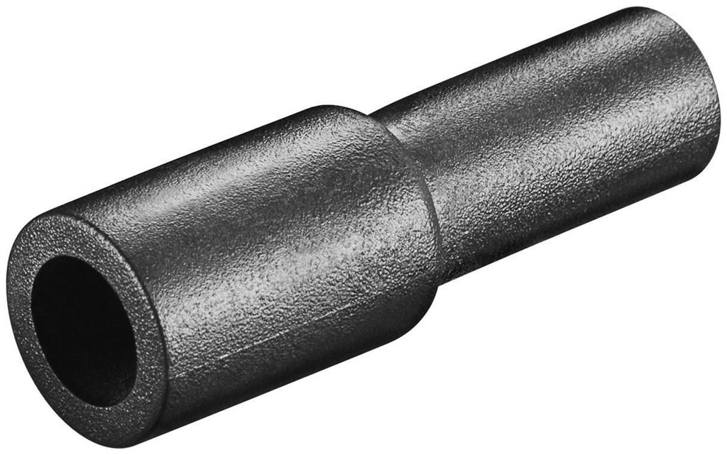 Isolierkappe / Isolierhülle für F-Stecker schwarz (8 Stück)
