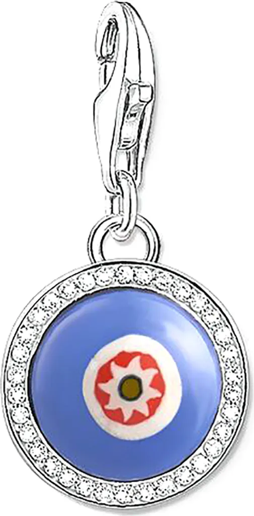 Thomas Sabo Ciondolo Per Orecchino A Stella In Argento 925 Con Zirconi - Pendente Singolo Per Orecchini A Cerchio, Regalo Personalizzato