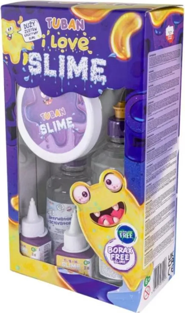 Coffret Slime DIY complet TUBAN pour activités manuelles créatives