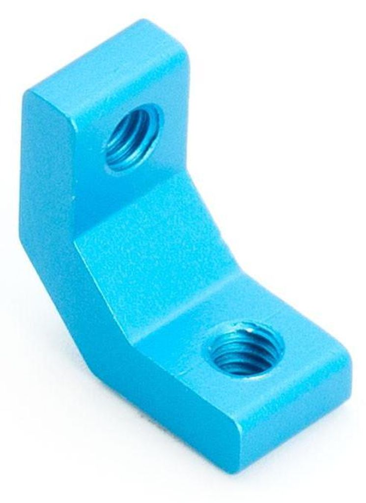 Makeblock abgeschrägter 90° Versteifungswinkel M4, 2x M4-Gewindebohrungen, Aluminium eloxiert