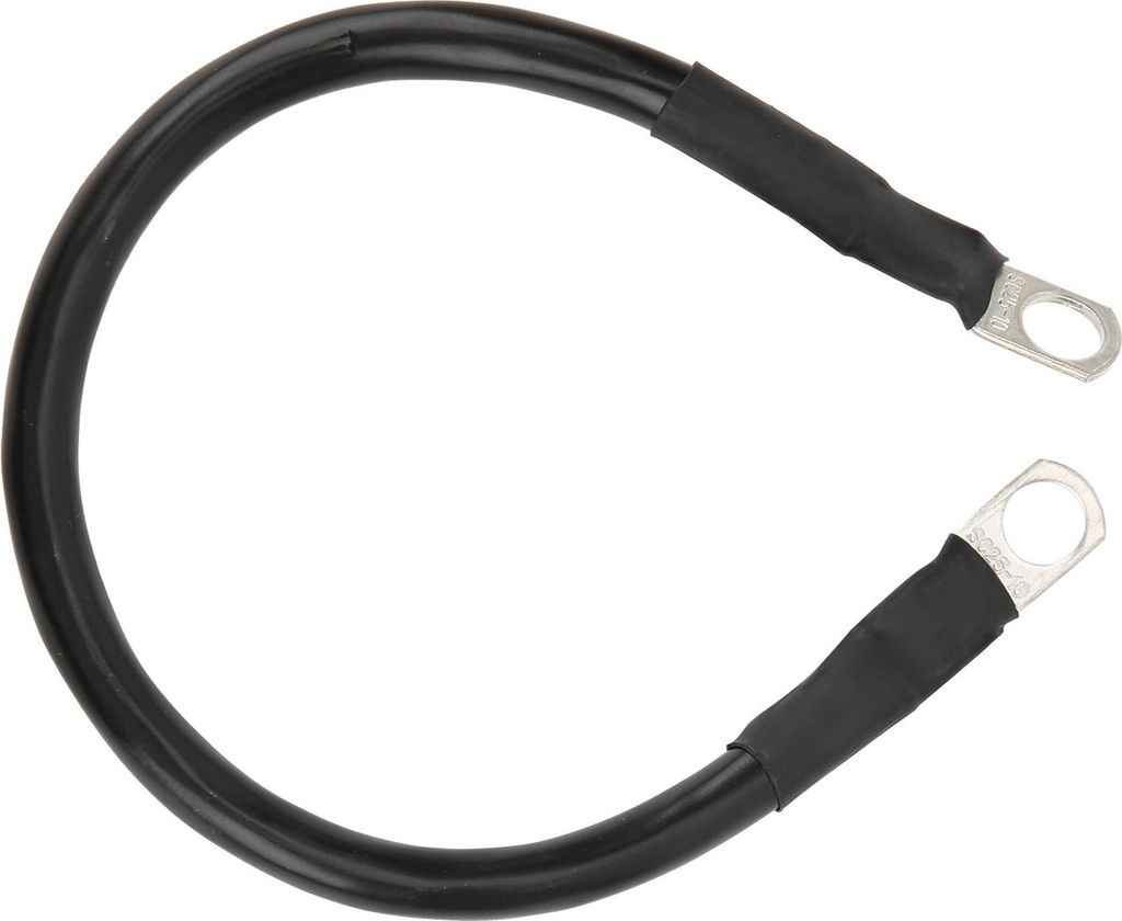 11,8-Zoll-Erdungskabel 4AWG 25 mm² 150 A Hochfestes flexibles Erdungskabel für Batteriewechselrichter Schwarz