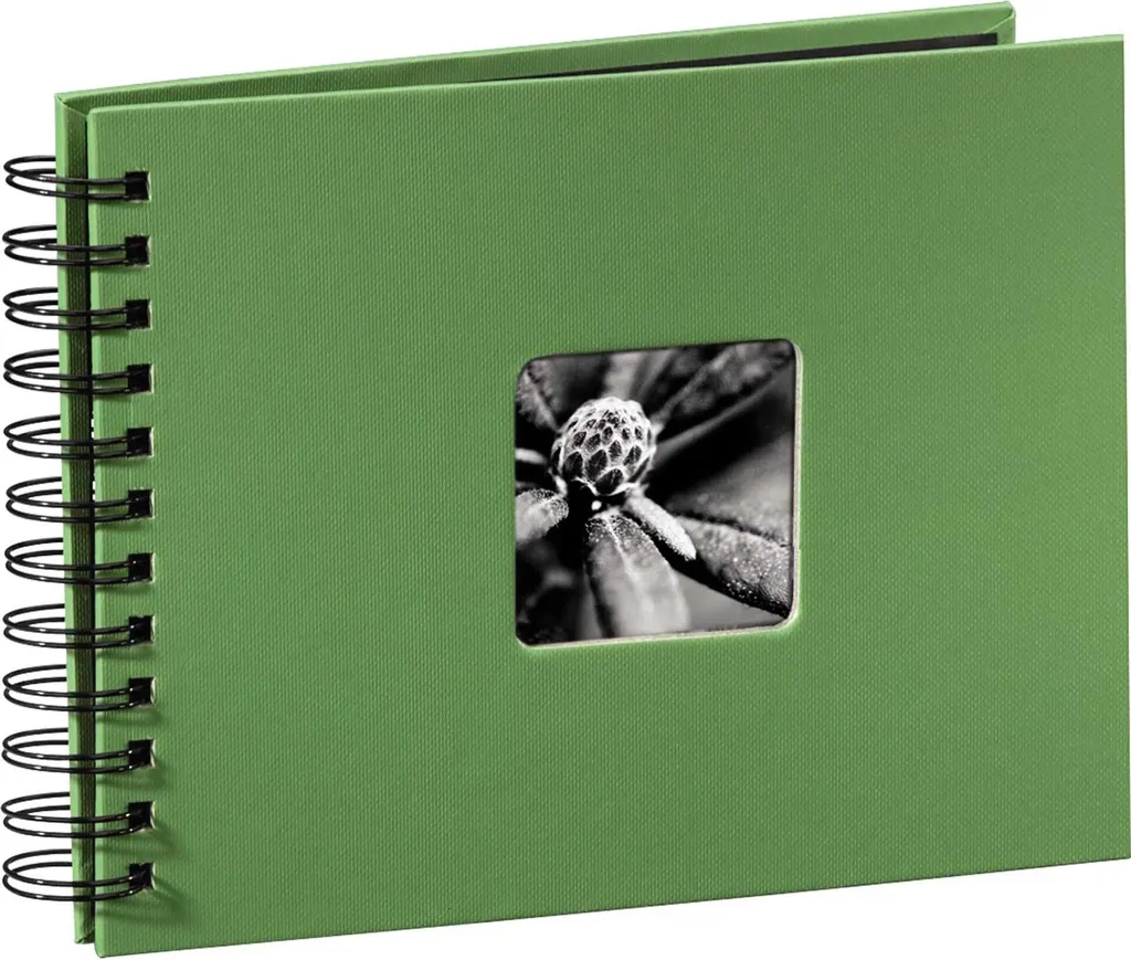 Album Photo à Spirales Pages Noires Hama Fine Art 24x17 cm Vert Pomme