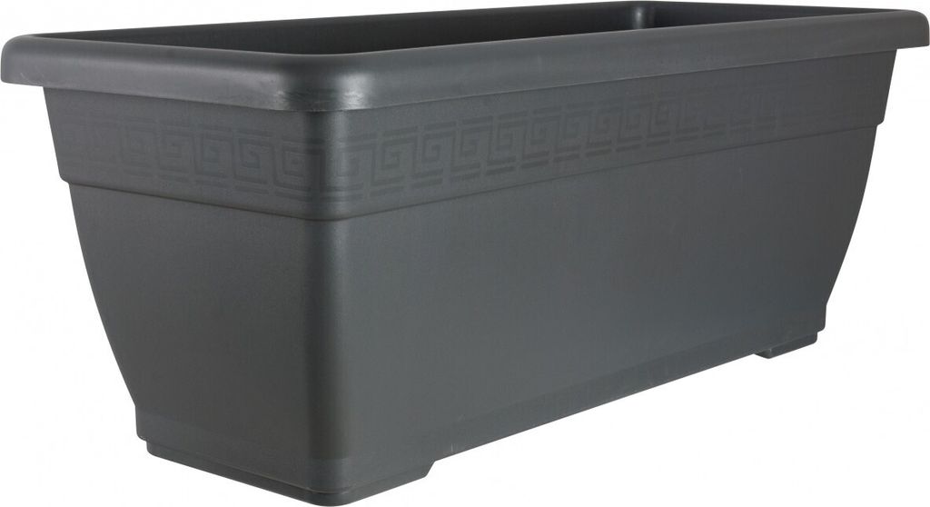 Geli Pflanztrog PLATO Anthrazit 80 x 37 cm - Kunststoff Produktbild 
