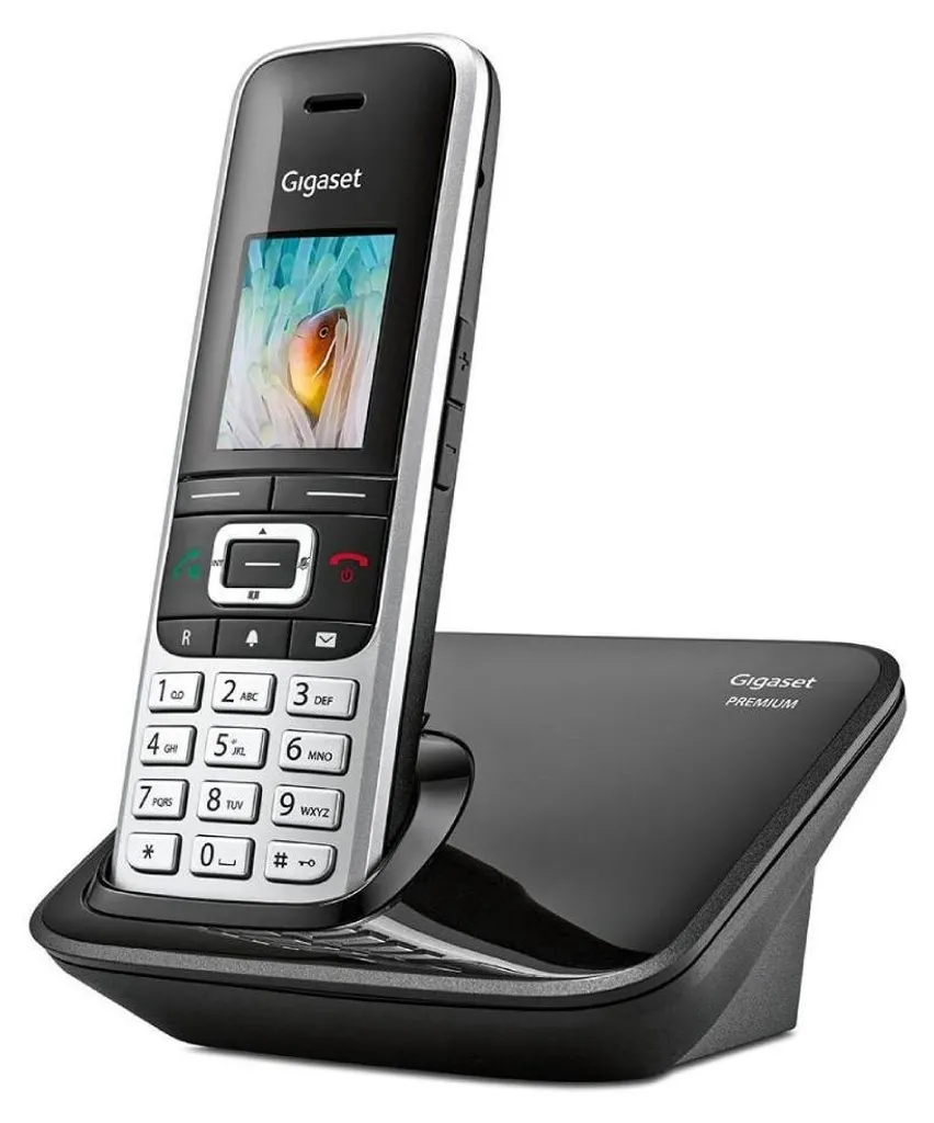 Téléphone Fixe Sans Fil Gigaset Premium 100 avec Bluetooth et Mains Libres