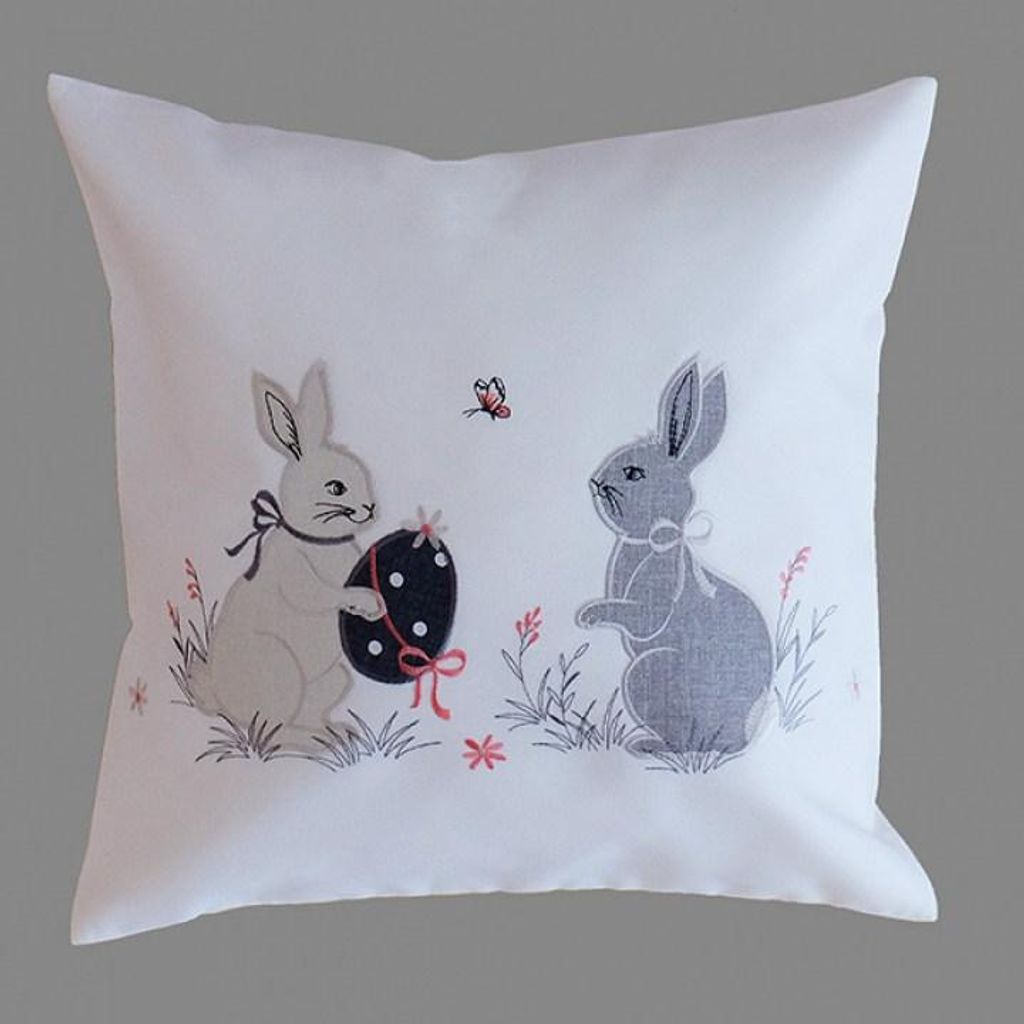 Kissenhülle 40 x 40 cm  mit Stickerei Geschenk zu Ostern 40 Produktbild 