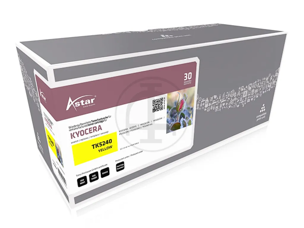 Toner Laser Jaune AS20029 Astar pour imprimantes couleur - 3000 copies