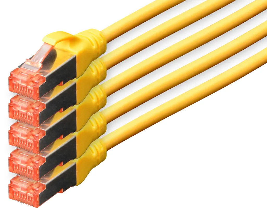 Cavo Patch DIGITUS Cat 6 S/FTP 20m Grigio - Set 5 Pezzi Offerta - 9