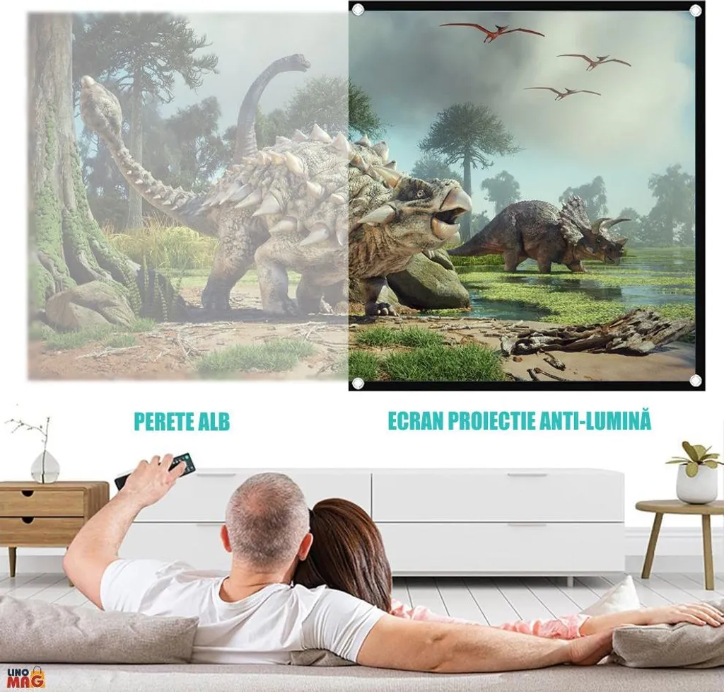 Vidéoprojecteur Portable 4K pour Streaming et Gaming avec Android TV