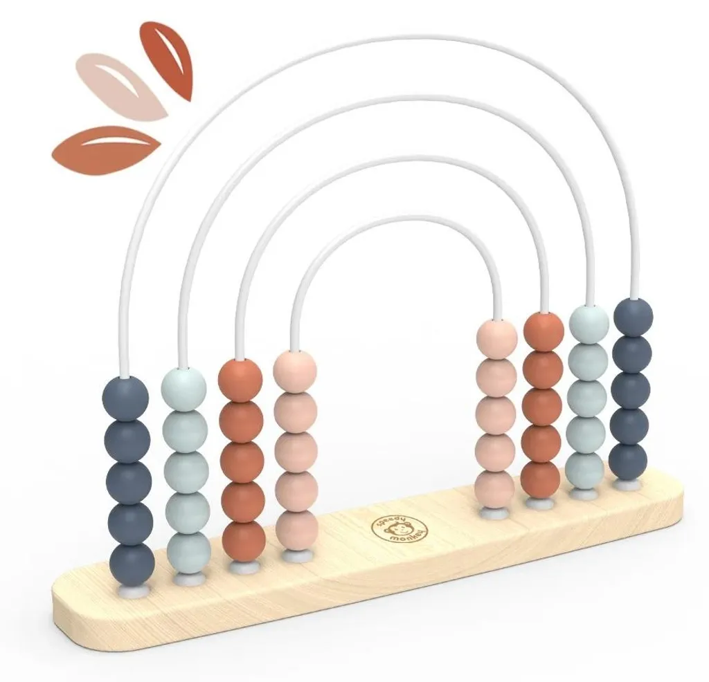 Fini les Difficultés de Calcul : Abacus Arc-en-ciel Bois pour Enfant