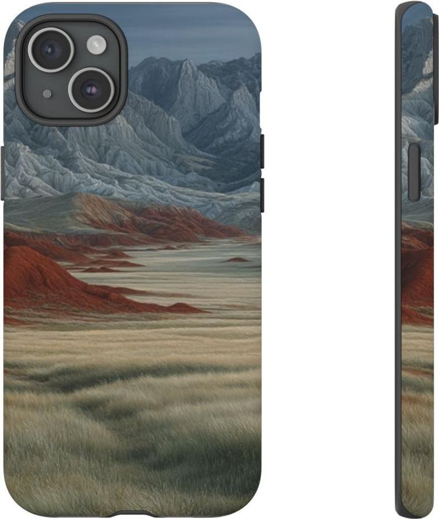 Büffel in roter Canyon-Landschaft – Hülle Kompatibel mit iPhone 15 Plus