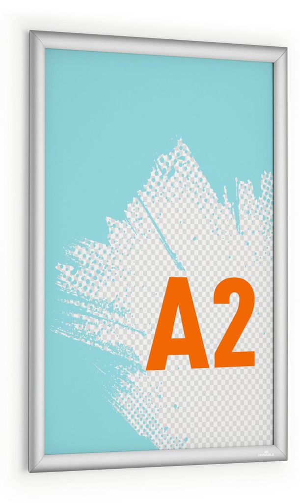 DURABLE Klapprahmen Aluminium A2, 500823 silber