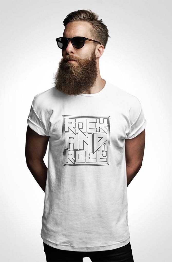D&B Uni Polo ST00120 Rock And Roll Weiß-Größe L