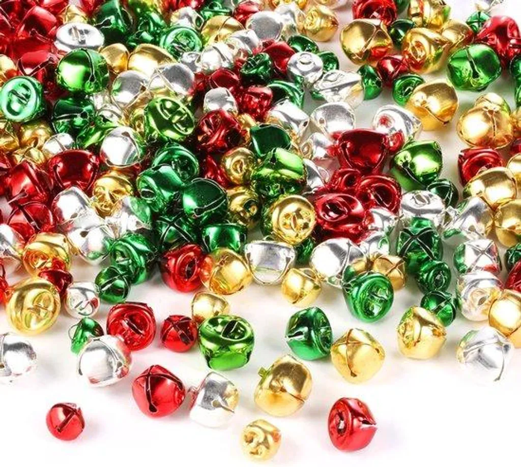 Paillettes de Noël Multicolores 10/13/15 mm en Métal pour Artisanat