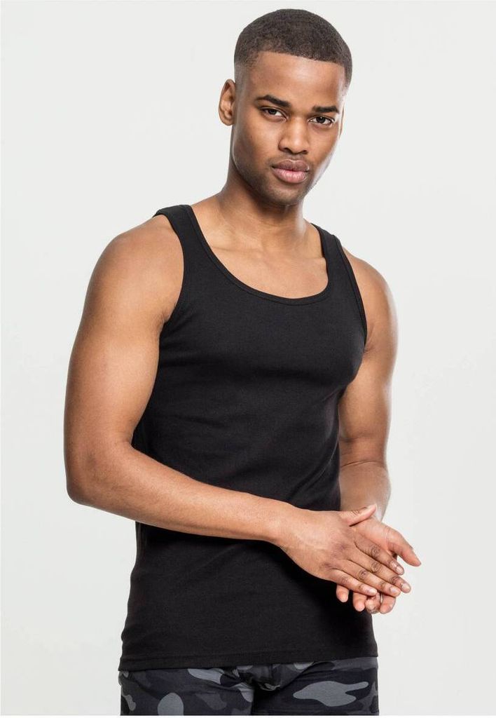 Urban Classics Tank-Top Herren 2-Pack Seamless Tanktop schwarz S
