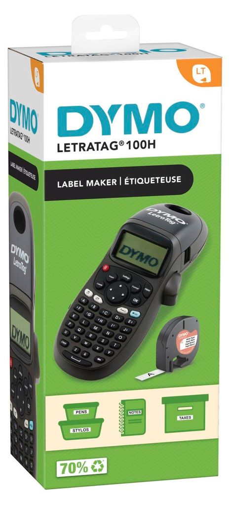 DYMO Hand-Beschriftungsgerät "LetraTag Black LT-100H" Produktbild 