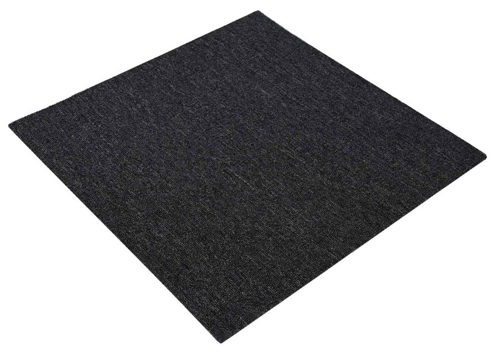 vidaXL Teppichfliese Dunkelgrau 50 x 50 cm 36 pcs PP und Bitumen