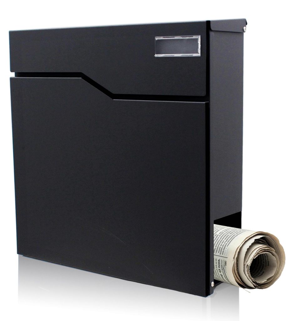 Muntel Briefkasten, Postkasten mit Zeitungsfach, 10,5 x 37 Produktbild 